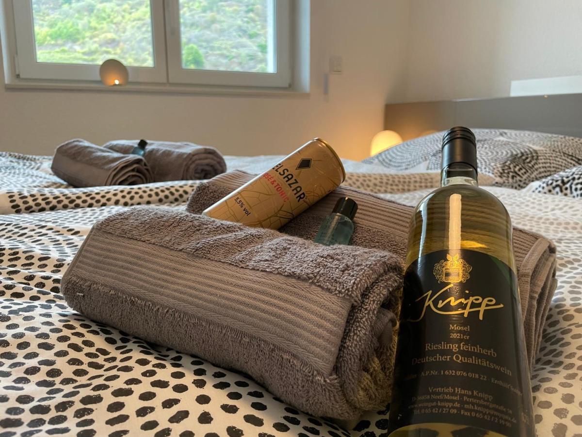 Moselpromenade Villa Moselufer, Panorama & Burg Cochem Blick, Netflix, Balkon Ngoại thất bức ảnh